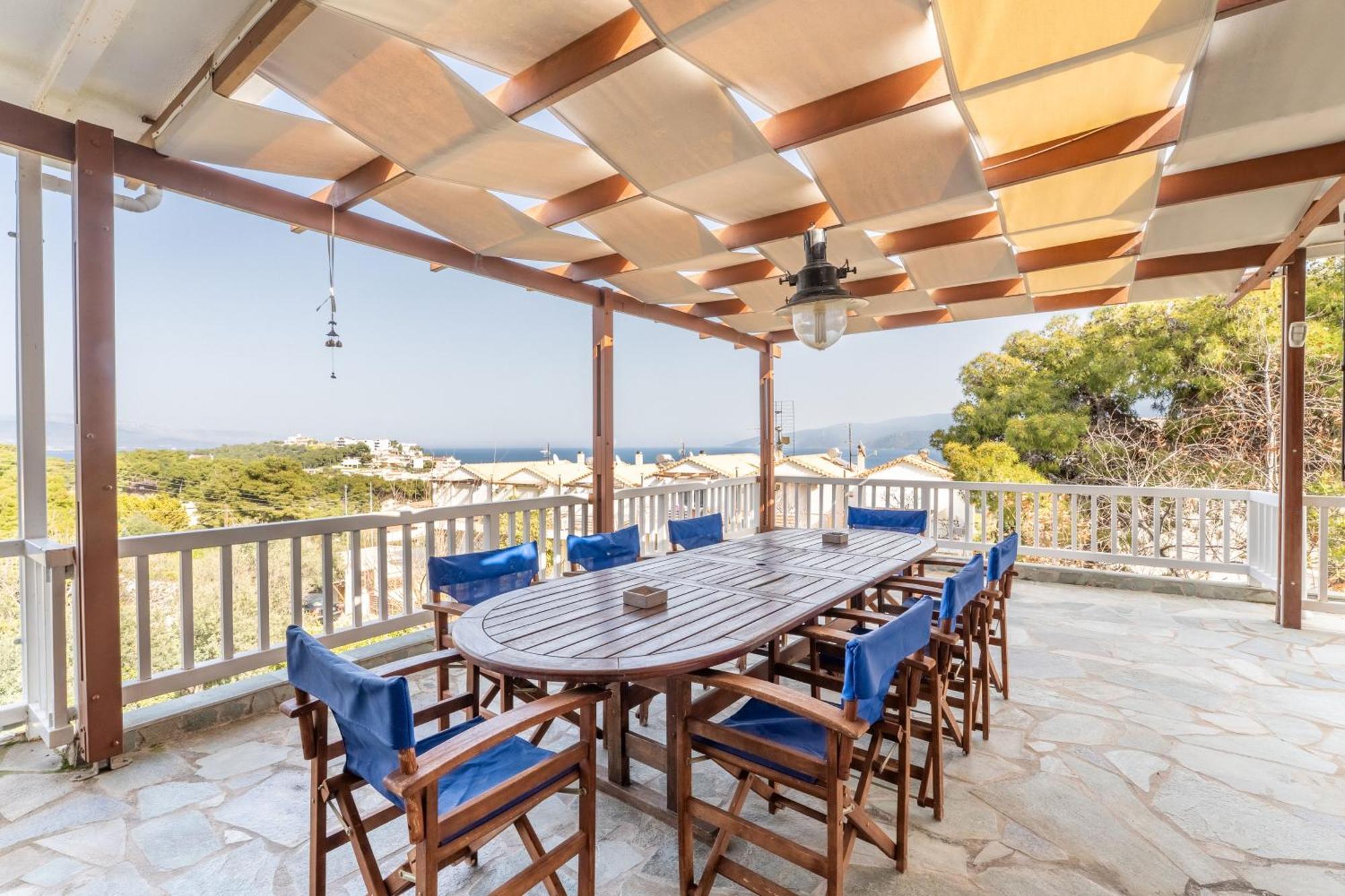 Villa The House Of Gratitude - Poolside Retreat Loutra Oraias Elenis Exterior foto